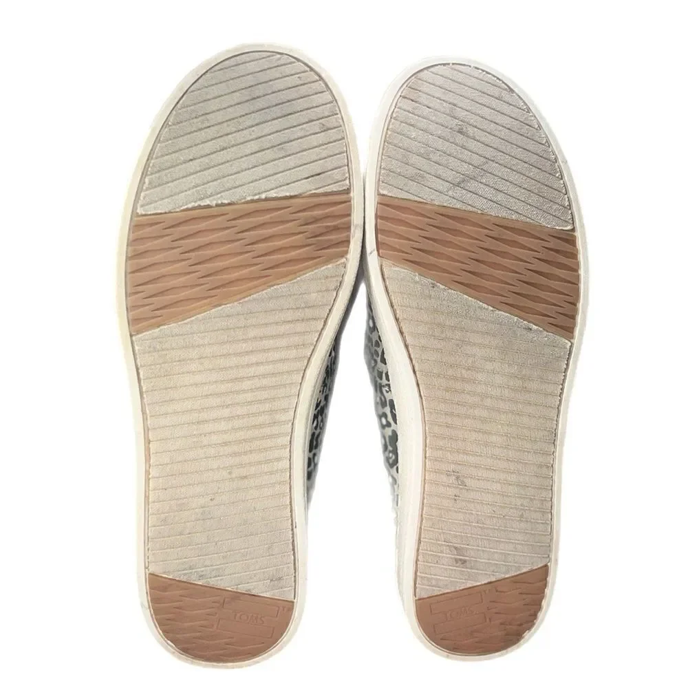 Toms Slip-On Woven Avalon Sneakers - Tan/Leopard (7)